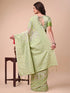 Deeva Sarees Light Green Cotton Saree
